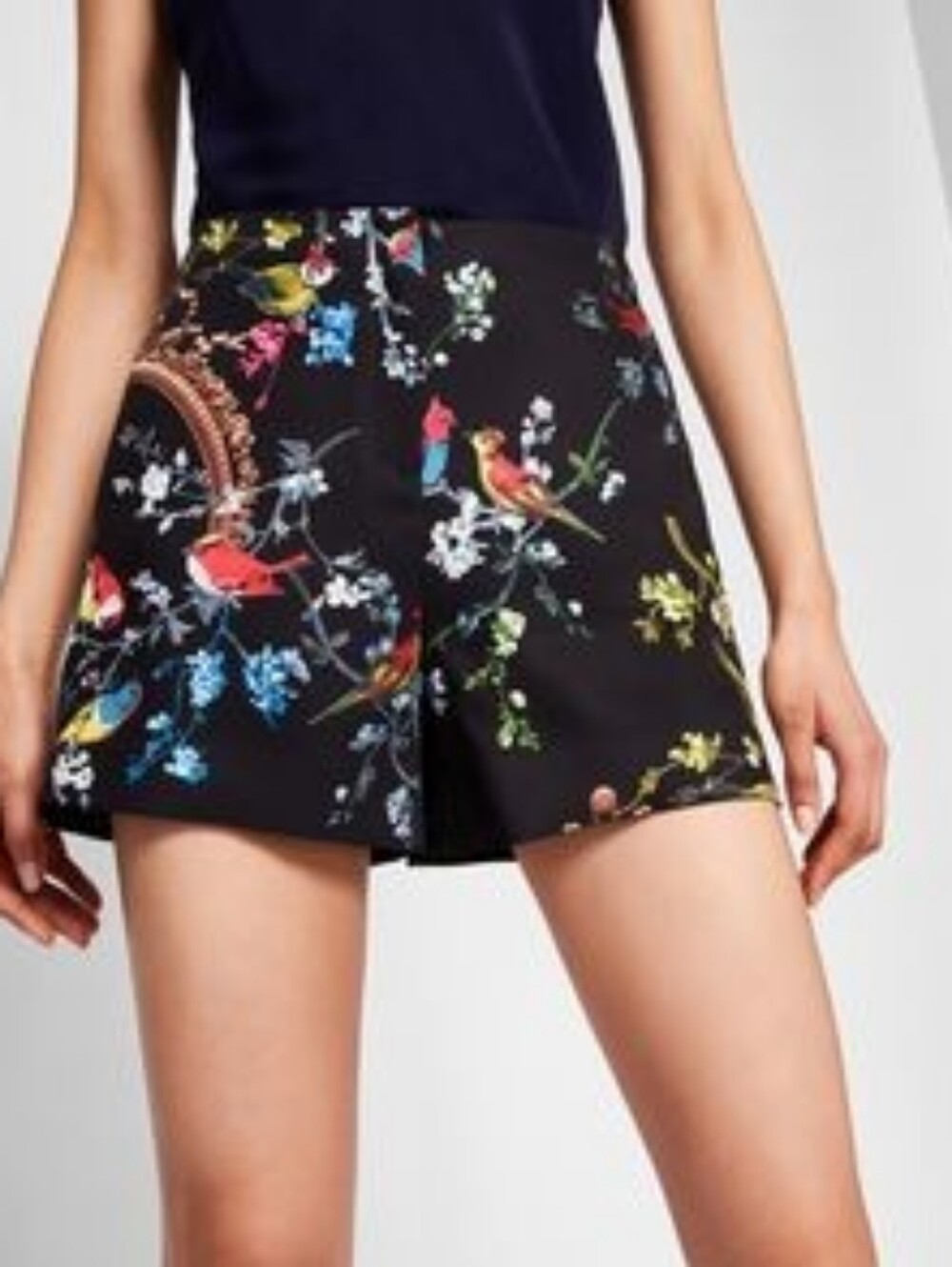 Ted Baker Bird And Floral Print Shorts